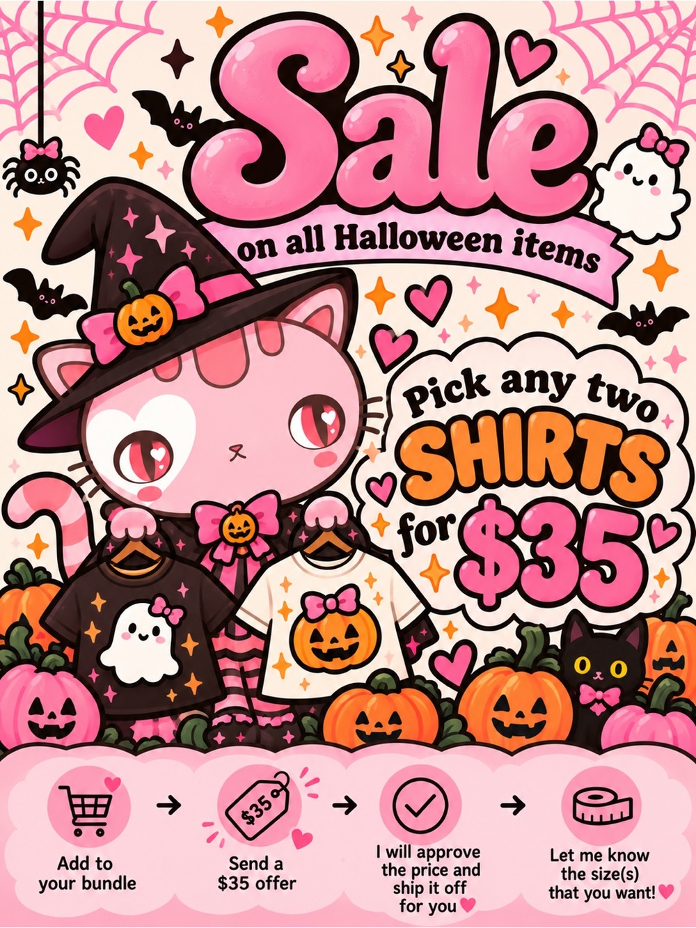 Care Bears x Unique Vintage Beary Scary Womens Tee - Picture 2 of 3